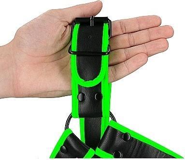 Produktbild Ouch! Chest Bulldog Harness - Glow in the Dark (XL)