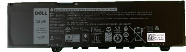 Actual product image Dell Battery, 38WHR, 3 Cell (3 Cells)