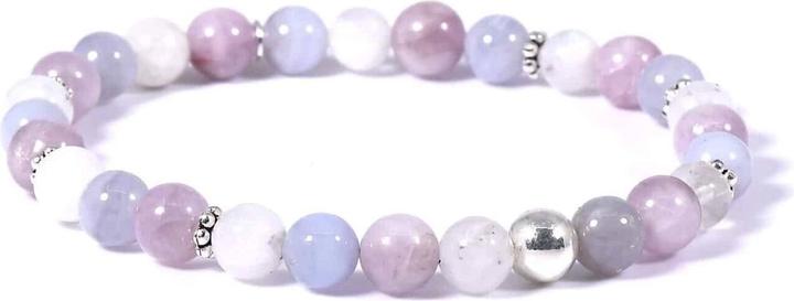 Produktbild Balibay Chayenne (18 cm, Rosenquarz, 925 Sterling Silber, Edelstein, Achat, Chalcedon)
