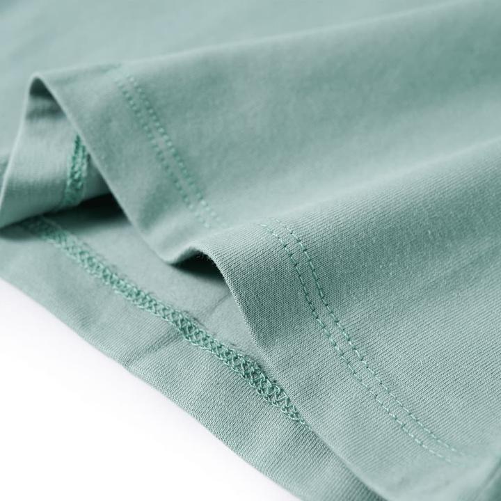 Image du produit VidaXL T-shirt manches longues enfant vert menthe 128,Composition : 95% Coton (128)