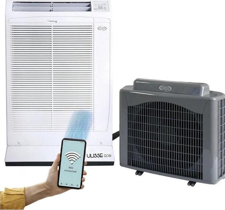 Produktbild Kibernetik ECO 13 mobiles Split Klimagerät mit WiFi (81 m², 13650 BTU/h)