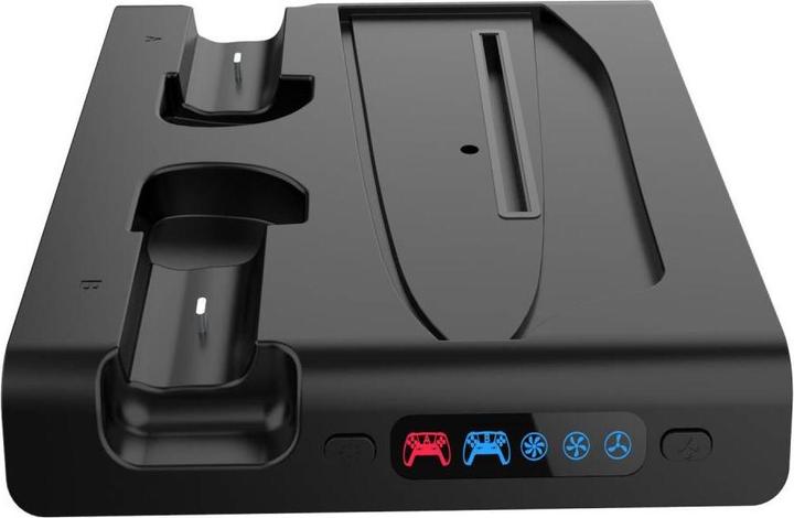 Produktbild - iPega P5S006 Multifunctional Charging RGB Stand with Cooling for PS5 Slim Black (PS5)