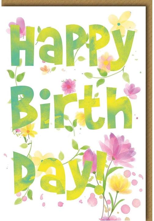 Actual product image Braun + Company Greeting card birthday 11.5 x 17 cm, incl. envelope (1 pcs.)