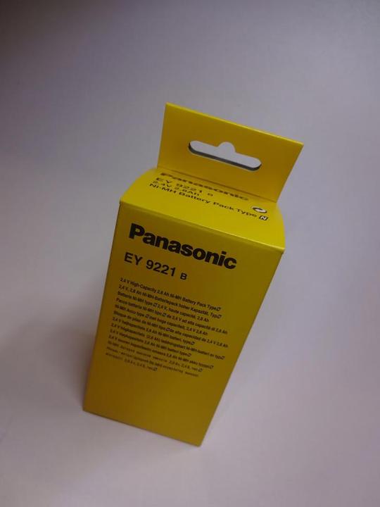 Actual product image Panasonic EY 9221 B Battery 2.4 V/2.8 Ah Ni-MH (2.4 V)