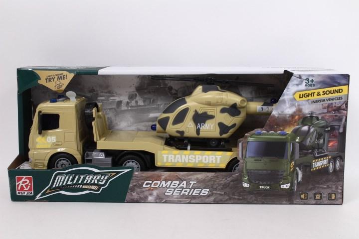 Immagine prodotto No Name Carro attrezzi militare + elicottero 39cm c/dw RJ3398 15075