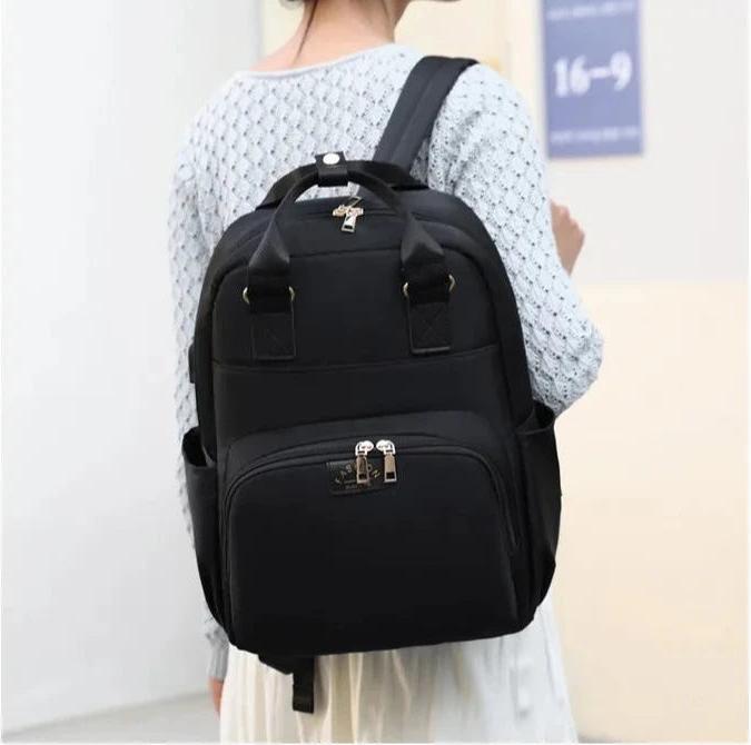 Produktbild Only-Bags.Store Grosse Kapazität Multifunktionale Mumien-Tasche Wasserdichte Mutterschaft Windel Tasche Mutterschaft