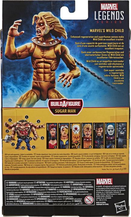 Actual product image Hasbro X-Men: Age of Apocalypse Marvel Legends Series Action Figure 2020 Marvel's Wild Child 15 cm