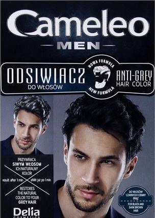 Image du produit Delia Cosmetics Cameleo - Men Anti-Grey Hair Color odsiwiacz do wÅ'osÃ³w 01 B (01 Black)