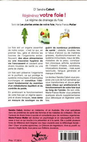 Produktbild Régénérez votre foie! Le régime de drainage du foie (Französisch, Cabot Sandra, Muller Marie-France, 2018)