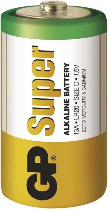 Produktbild GP Batteries Super (2 Stk., D, 1300 mAh)