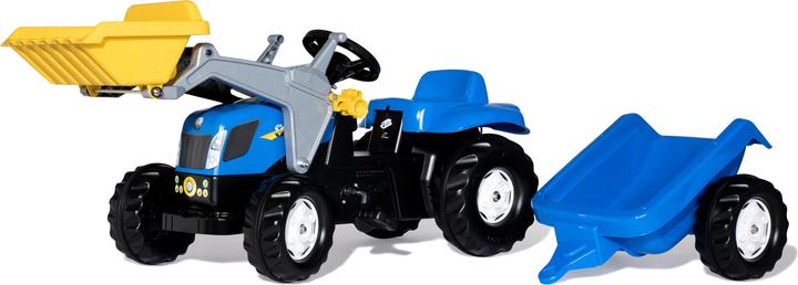 Rolly Toys New Holland con caricatore e rimorchio