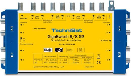 Produktbild TechniSat GigaSwitch 9/8 G2 (Multischalter)