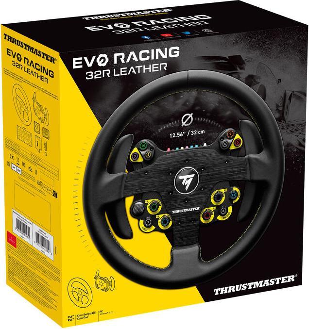 Image du produit Thrustmaster EVO Racing 32R Leather WW (Windows, Xbox Series X, Xbox Series S, Xbox One X, Xbox One S, PS4, PS5)