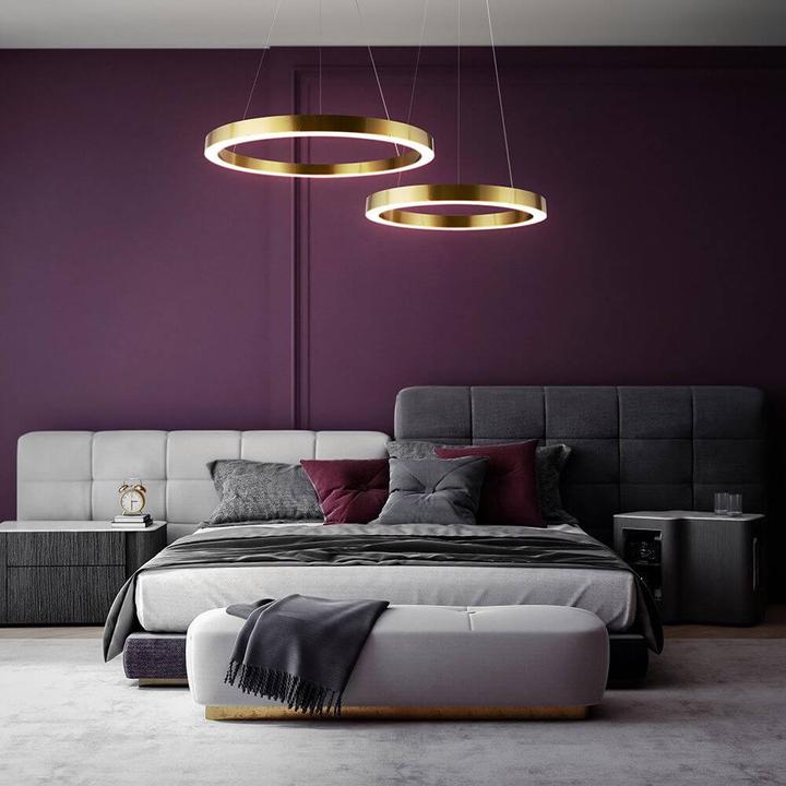 Produktbild Maytoni Saturno LED Pendelleuchte, Hängeleuchte 45W Messing Neutralweiss (3100 lm)