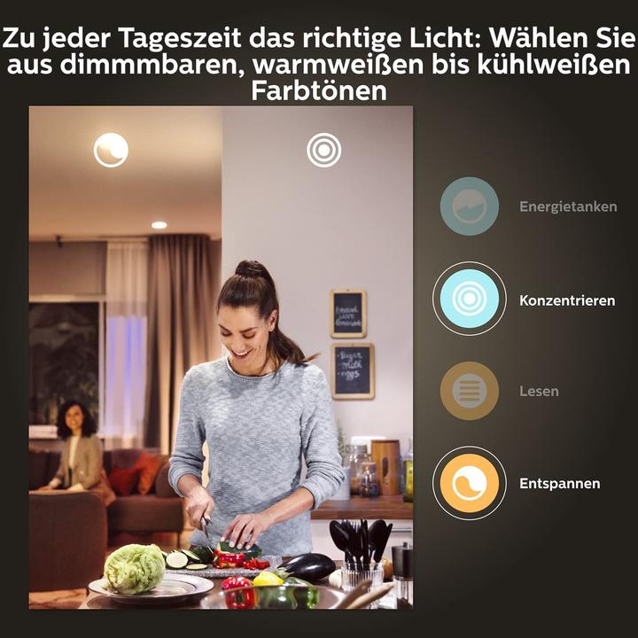 Image du produit Philips Hue White & Color Ambiance BT (E27, 11 W, 1100 lm, 1 x, F)