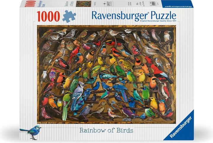 Produktbild Ravensburger Puzzle - Rainbow of Birds 1000p (12000281) (1000 Teile)