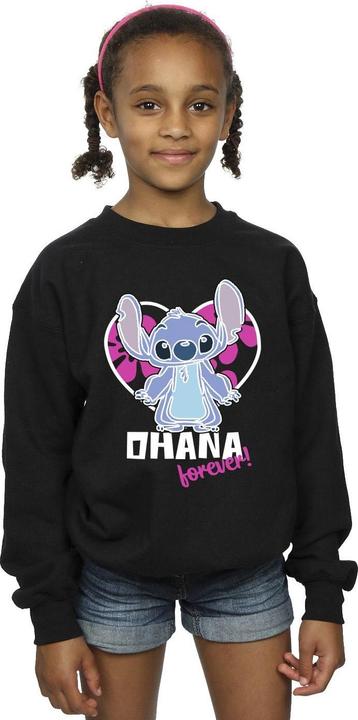 Image du produit Disney - Sweat LILO AND STITCH OHANA FOREVER HEART - Fille (152, 158)
