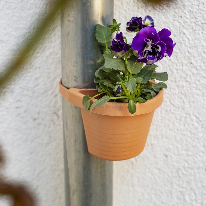 Produktbild UPP Fallrohr-Blumentopf 3er Set Pflanztopf Regenrohr Pflanzkübel (9 cm)