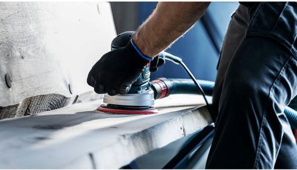 Actual product image Bosch Professional Zubehör Expert M480 sanding net for random orbital sander, 150 mm, G 220, 5 pieces (220)