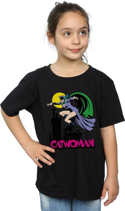 Immagine prodotto Catwoman Text Logo Maglietta Ragazze (140, 146)