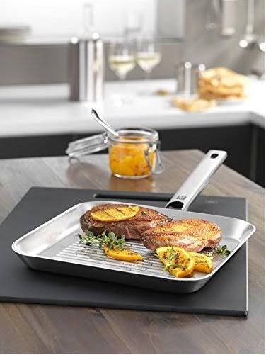 Actual product image Zwilling Grillpfanne unbeschichtet (24 cm, Grill pan, Stainless steel)