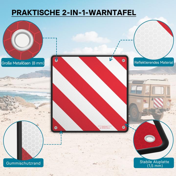 Produktbild Wiltec Warntafel