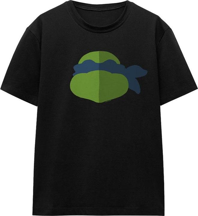 Actual product image Teenage Mutant NT Unisex Adult Leonardo Face T-Shirt (L)