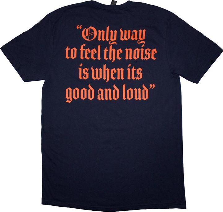 Actual product image Motorhead Unisex Adult Good & Loud Back Print T-Shirt (L)