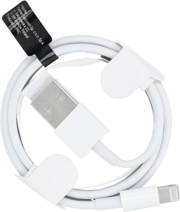 Partner Telecom Cable uniwersalny Lightning iPhone HD5 bialy/white (1 m, USB 3.0)