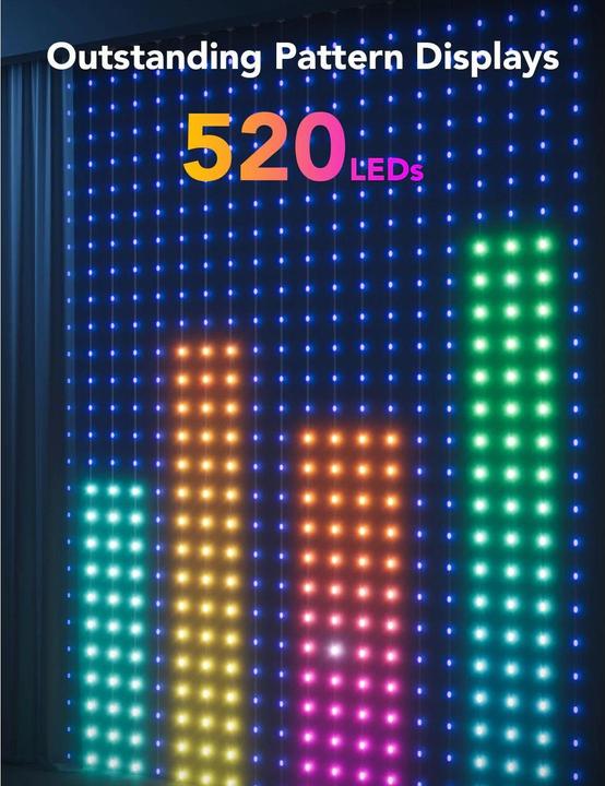 Actual product image Govee Curtain of lights (2 m)