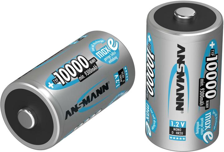 Produktbild Ansmann Mono D (2 Stk., D, 9300 mAh)