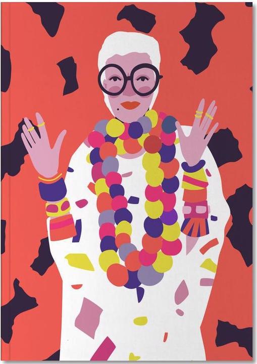 Produktbild Juniqe Iris Apfel - Maler & Künstler (A5, Liniert)