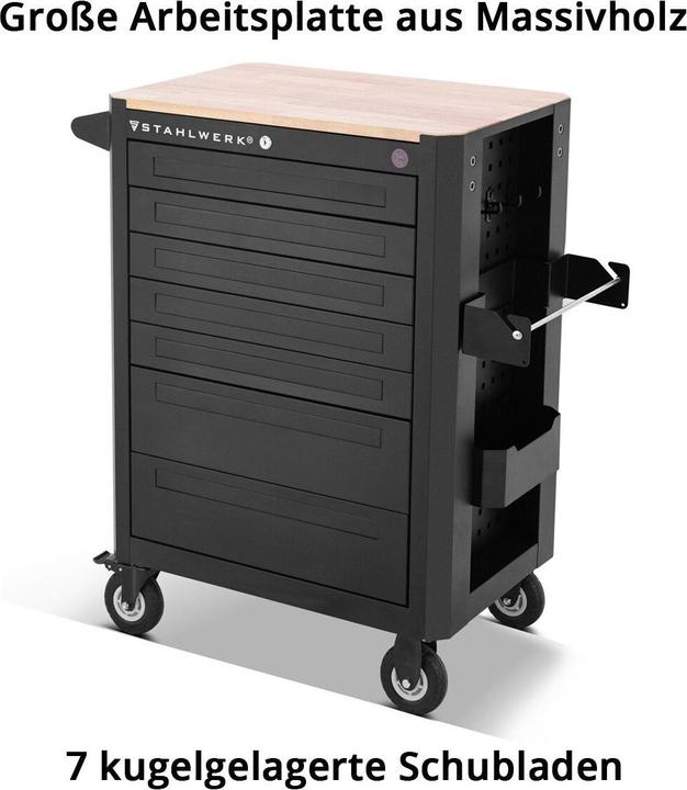 Produktbild Stahlwerk Werkstattwagen CROW Werkzeugwagen Montagewagen 235 Werkzeuge CrV (235 x)