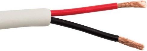 SCP 16/2OFC-LSZH-WT - 1,31mm² 2-draads, Pro Grade Sp. Kabel, Rookarm/Nul Halogeen, 152m doos, Wit (152 m)
