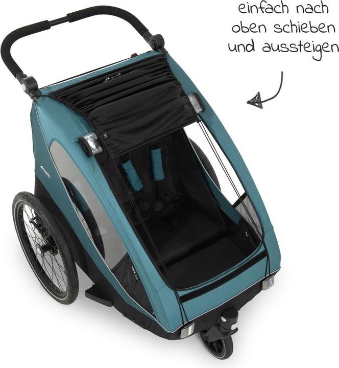 Actual product image Hauck Bike Trailer Sunshade Black