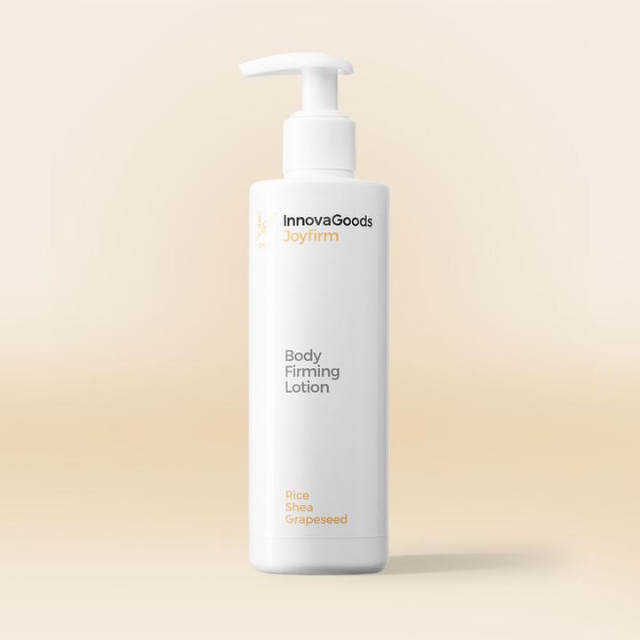 Actual product image InnovaGoods Firming body lotion Rice Joyfirm 250 ml (Body lotion, 250 ml)