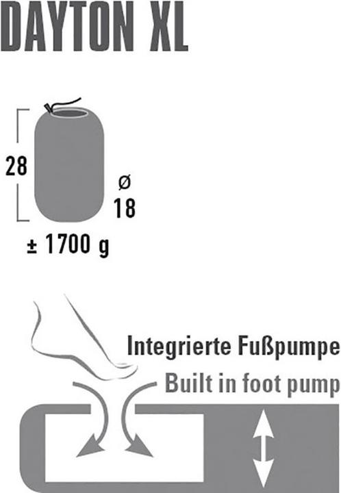 Actual product image High Peak Dayton XL Comfort