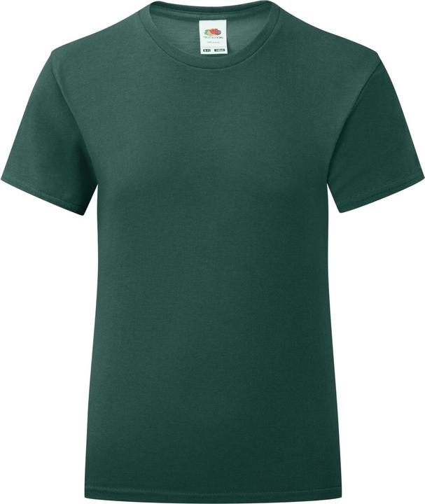 Actual product image Fruit of the Loom Girls Iconic T-Shirt (116)