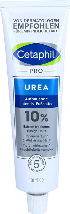 Produktbild Cetaphil Pro Urea 10% aufbauende Intensiv-Fusssalbe, 100 g Salbe (Fussdeodorant & -puder)