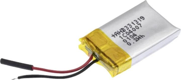 Immagine prodotto Renata ICP331319PM Batteria ricaricabile speciale Cavo prismatico LiPo 3,7 V 50 mAh (3.70 V, 50 mAh)