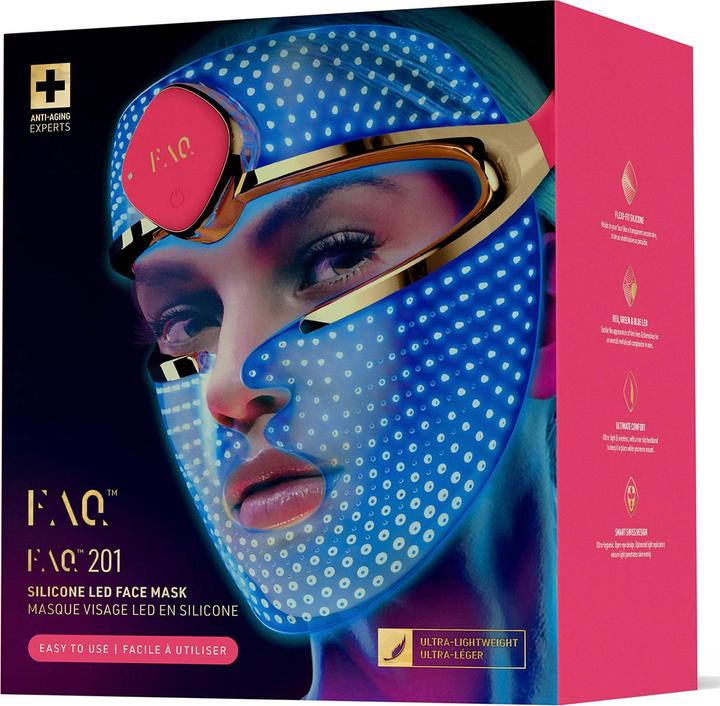 Actual product image FAQ LED face mask 201