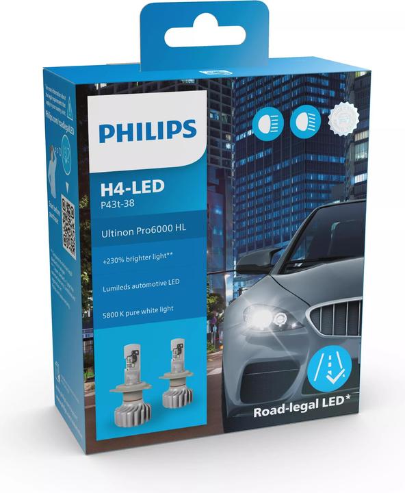 Immagine prodotto Philips Ultinon Pro6000 HL (H4)