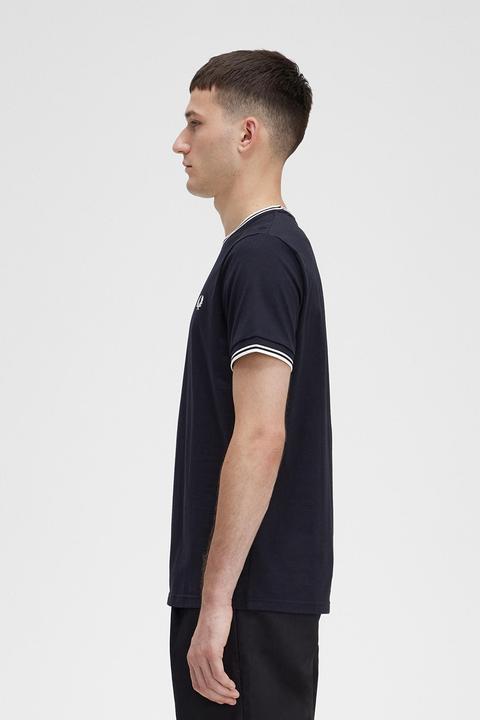 Produktbild Fred Perry Twin Tipped T-Shirt black (L)