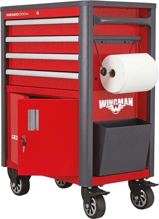 Produktbild Gedore red R22041004 Werkzeugsatz im Werkstattwagen WINGMAN rot 129-teilig (129 x)