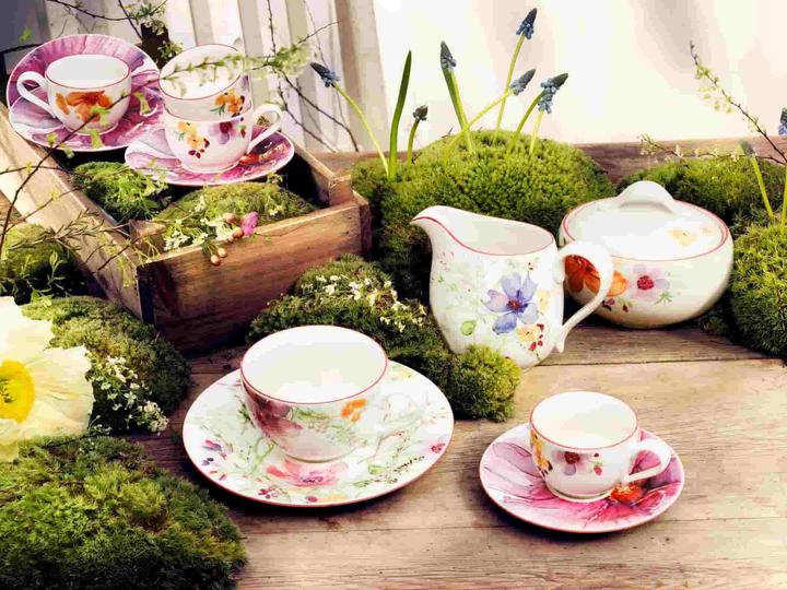 Actual product image Villeroy & Boch Mocha/Espresso Saucer Mariefleur Basic (1 x)