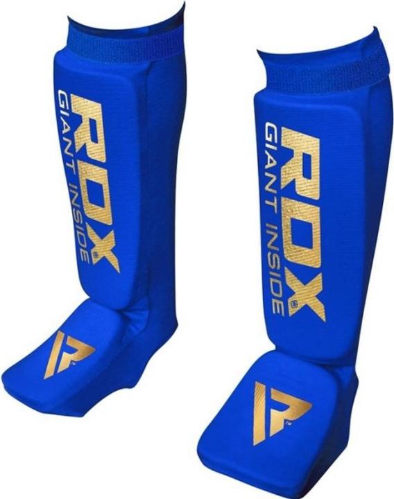 Actual product image Rdx Hosiery Shin Instep Foam Blue-XL (XL)