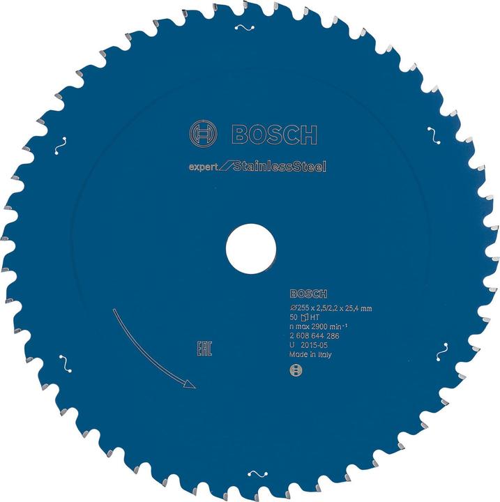 Image du produit Bosch Professional Zubehör Lame de scie circulaire Expert for Stainless Steel, 255 x 25,4 x 2,5 x 50