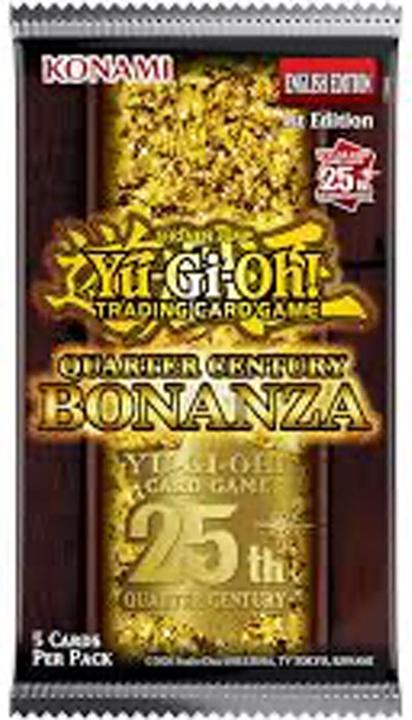 Produktbild Yu-Gi-Oh Quarter Century Bonanza Booster Pack - 1. Auflage -! - DE (Deutsch, Booster Pack)