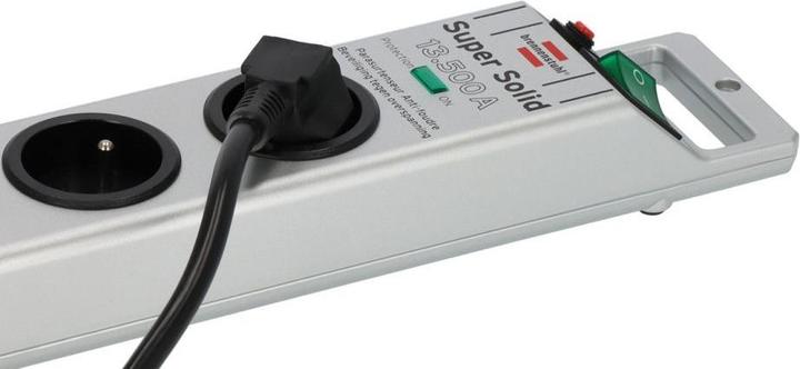 Actual product image Brennenstuhl Super-Solid Surge 8way, 2.5m(polycarbon) (8 x, CEE 7/5, 2.50 m)