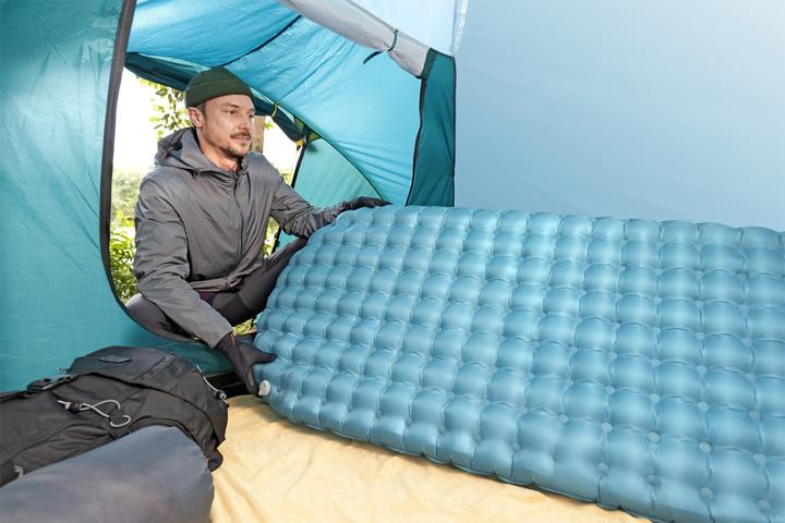 Actual product image Bestway AlpineLite™ inflatable single XL sleeping pad for mummy sleeping bags 183 x 63.5 x 7.5 cm